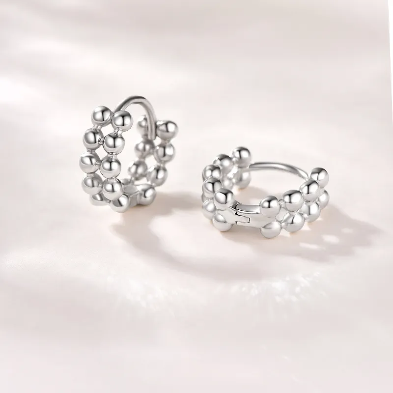 Cuihua Gold Shop S925 Silver Earrings Women's-1