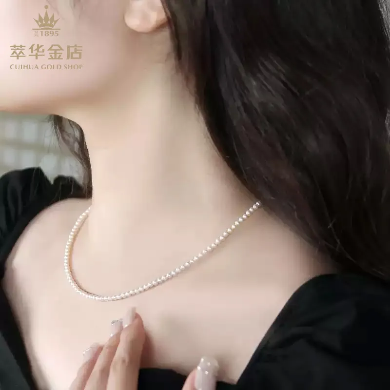 Cuihua Gold Shop Pearl Necklaces Women's-5