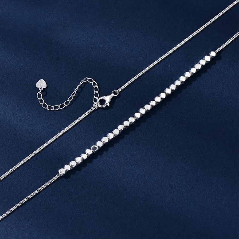 Cuihua Gold Shop S925 Silver Necklaces Women's-4