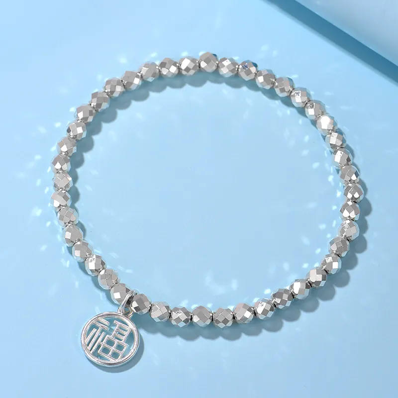 Cuihua Gold Shop S999 Fine Silver Bracelets Unisex-4