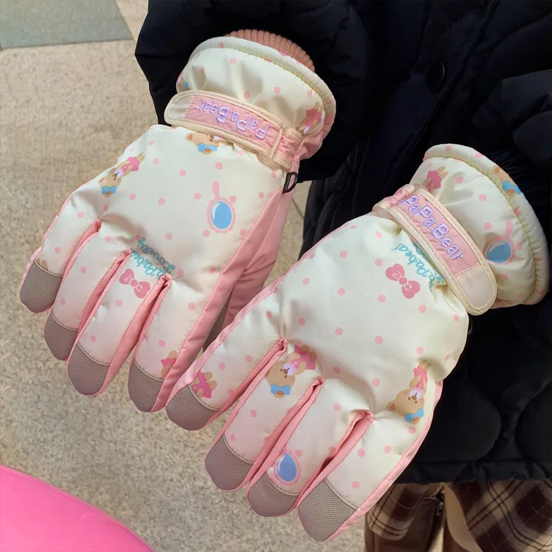 Puffiness Ski Gloves Gloves Women's-2