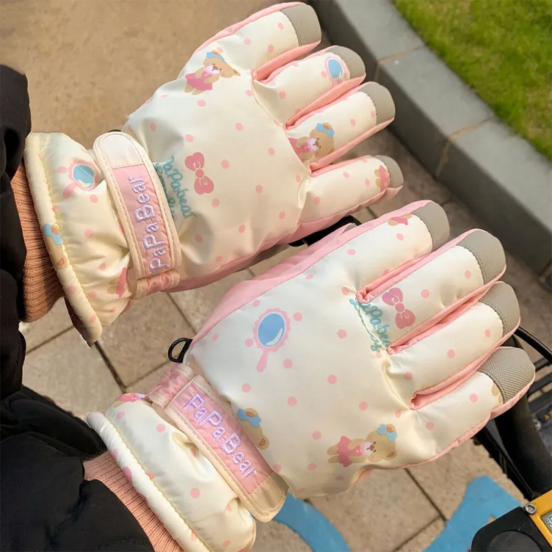 Puffiness Ski Gloves Gloves Women's-4