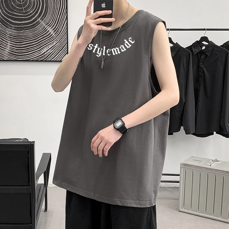 MJ STYLE Sleeveless Vests Unisex-18