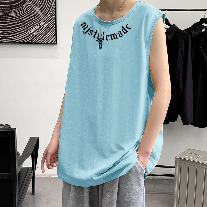 MJ STYLE Sleeveless Vests Unisex-14