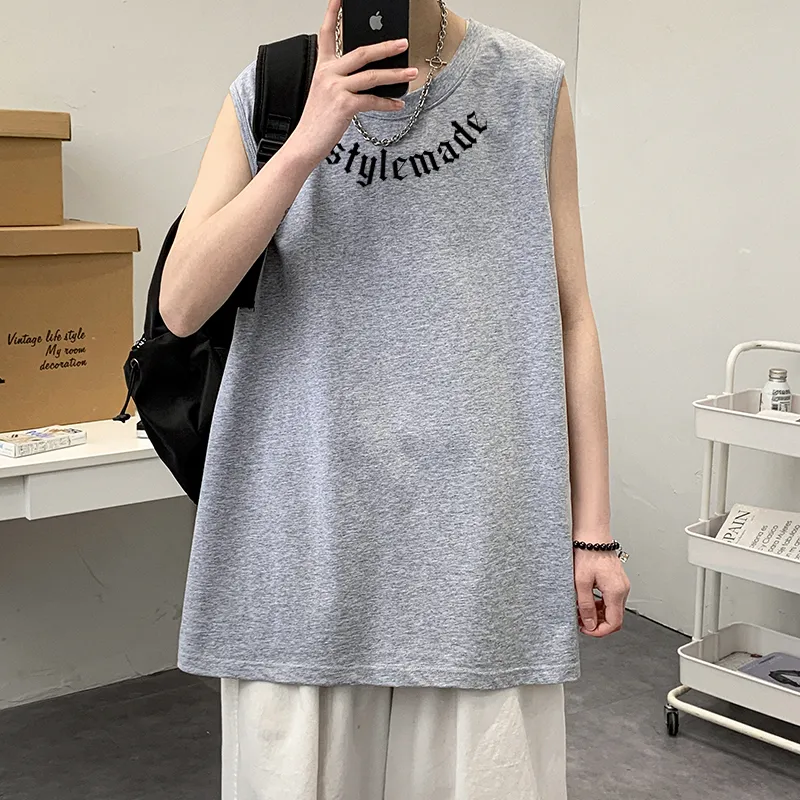 MJ STYLE Sleeveless Vests Unisex-11