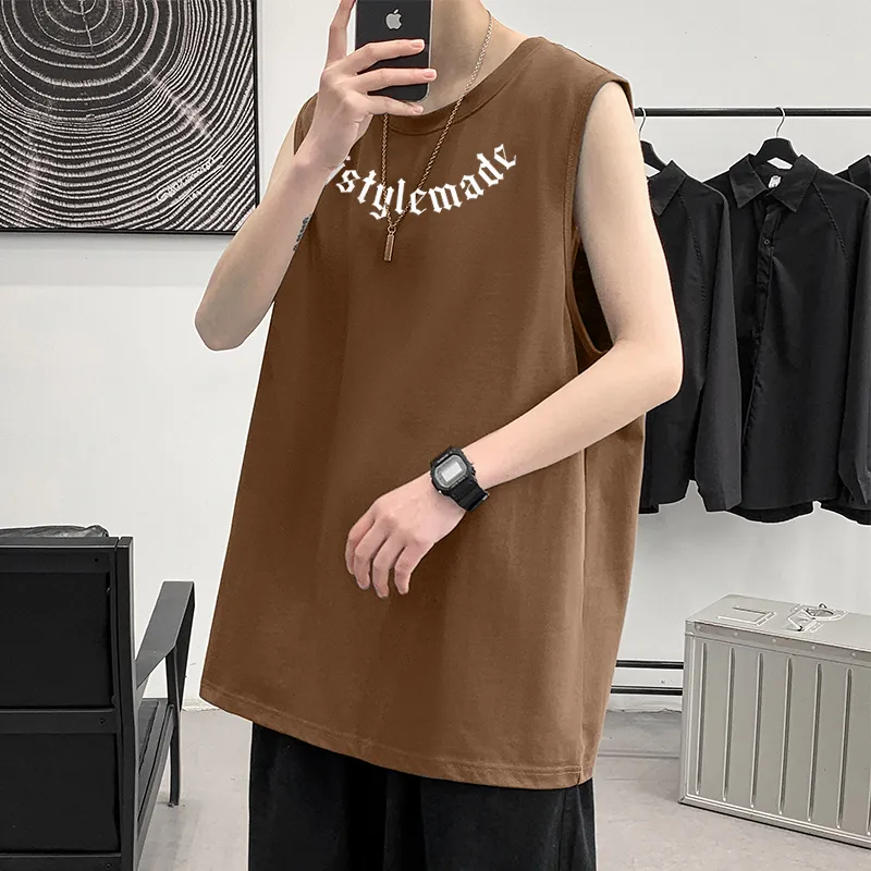 MJ STYLE Sleeveless Vests Unisex-26