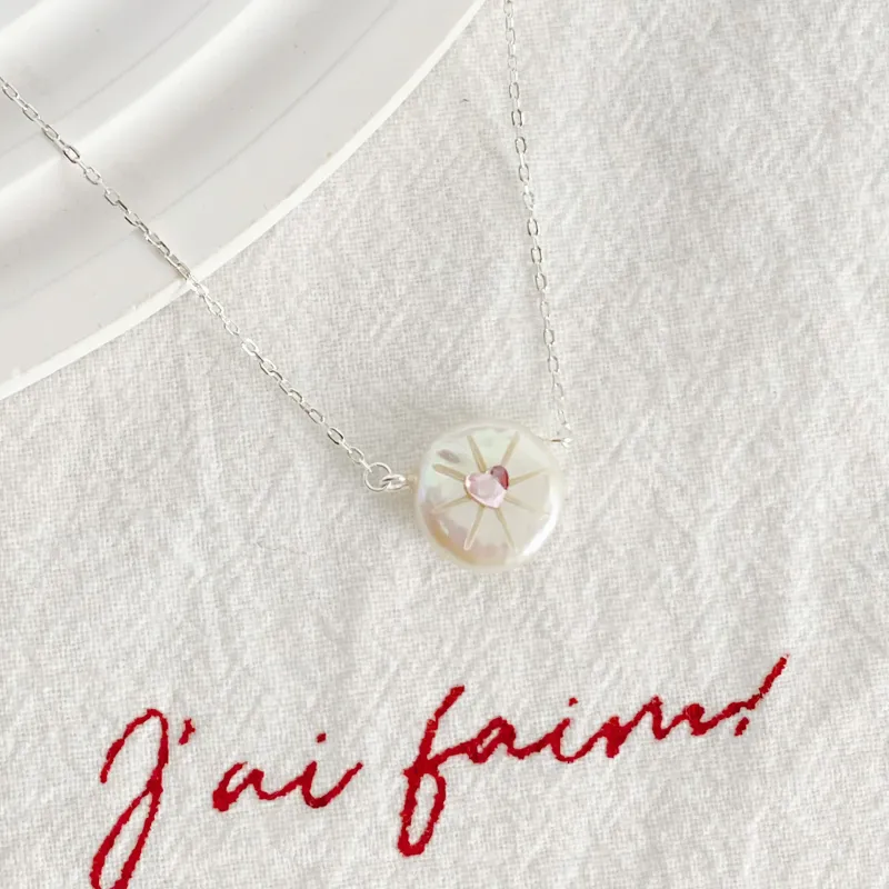 Barbie S925 Silver Necklaces Women's Silver-5