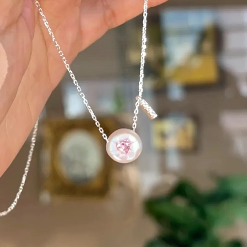 Barbie S925 Silver Necklaces Women's Silver-3