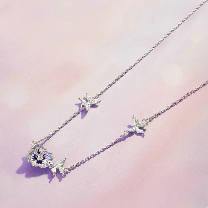 Barbie S925 Silver Necklaces Women's-3