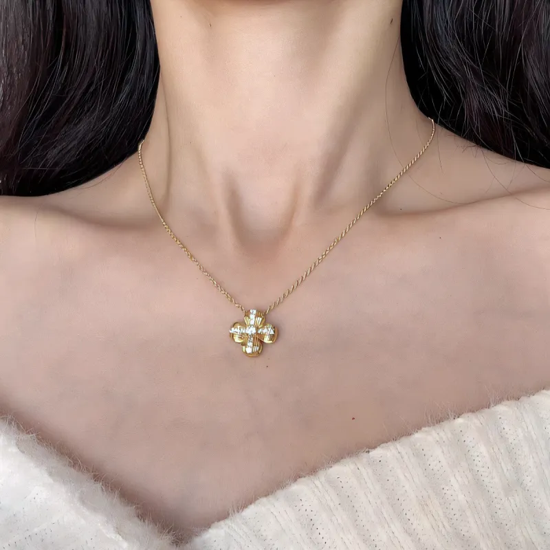 Barbie Zircon Necklaces Women's-4