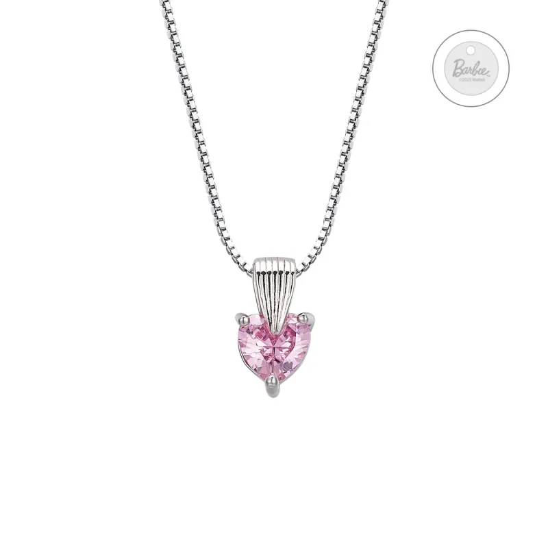 Barbie S925 Silver Necklaces Women's Silver-1