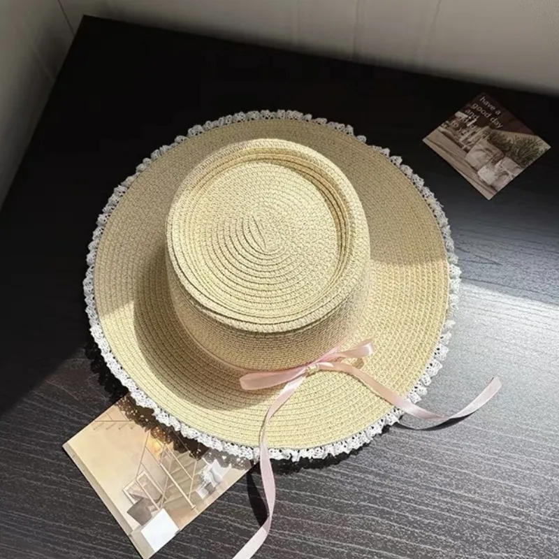 Barbie Straw Woven Sun Protection Hats Women's-3