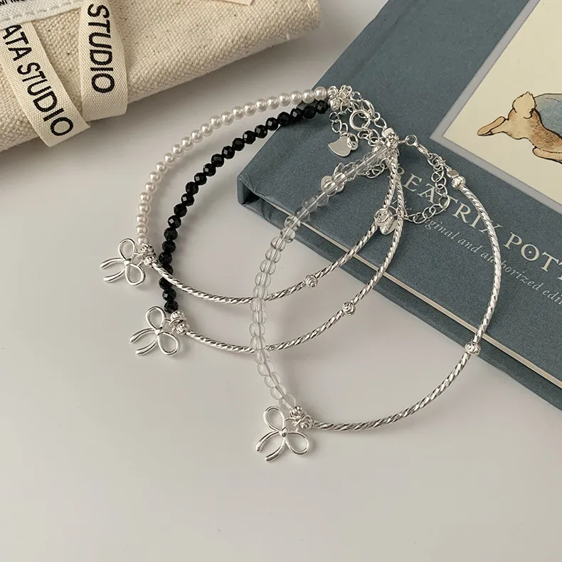 Barbie S925 Silver Bracelets Women's Silver, Gift Box Set-6