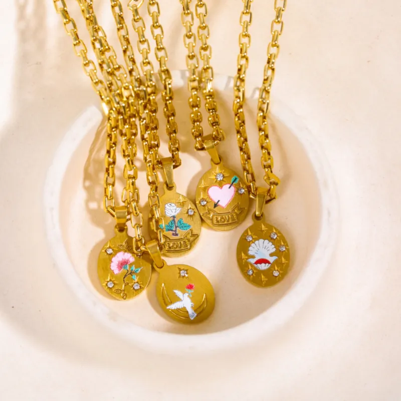 Barbie Titanium Steel Necklaces Women's-3