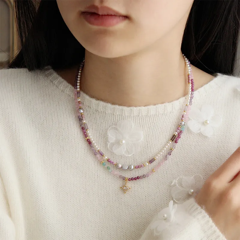 Barbie Freshwater Pearl Necklaces Women's-1
