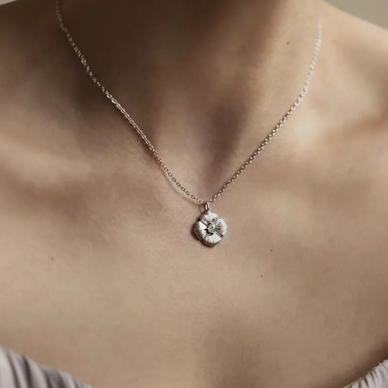 Barbie Silver Plated Copper Necklaces Women's-2