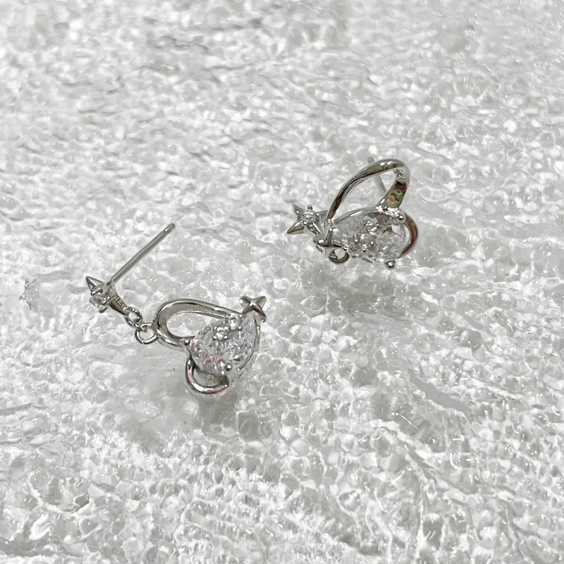 Barbie S925 Silver Earrings Women's-2
