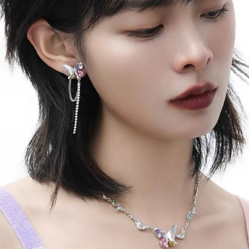 Barbie S925 Silver Earrings Women's Silver-6