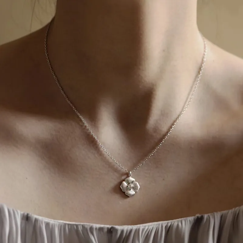 Barbie Silver Plated Copper Necklaces Women's-1