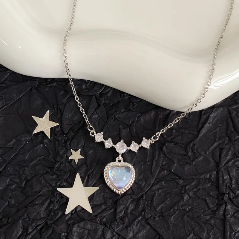 Barbie Titanium Steel Necklaces Women's Gift Box Set-2