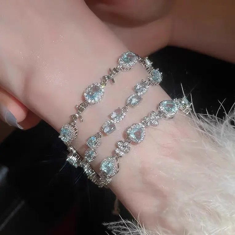 Barbie Alloy Bracelets Women's Blue-5