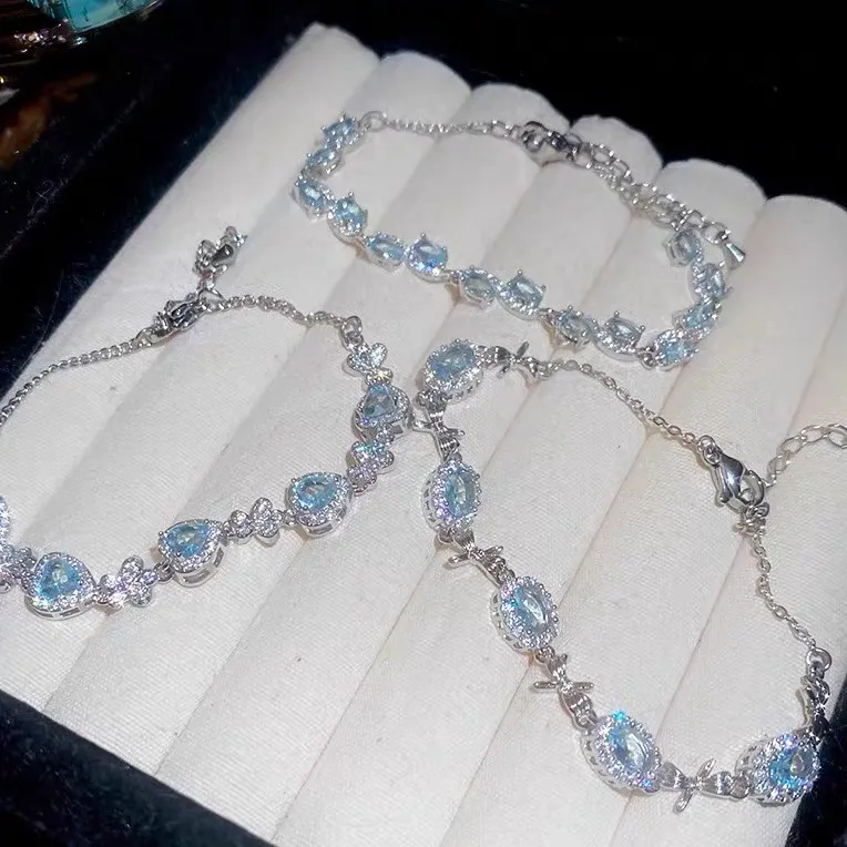 Barbie Alloy Bracelets Women's Blue-4