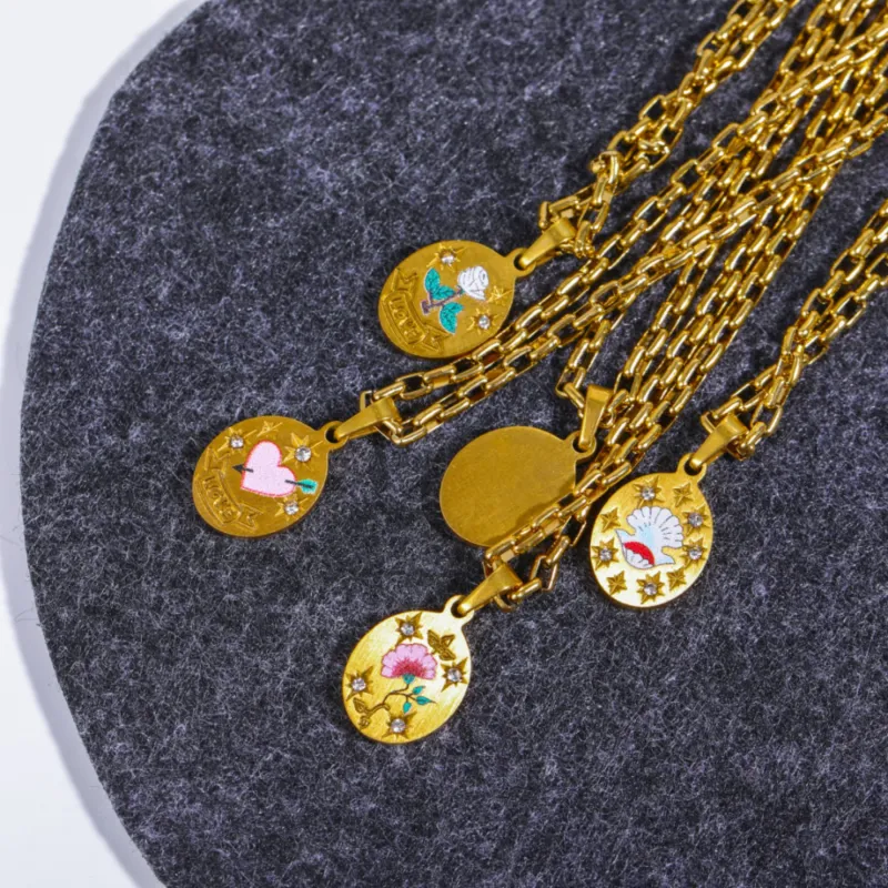 Barbie Titanium Steel Necklaces Women's-4