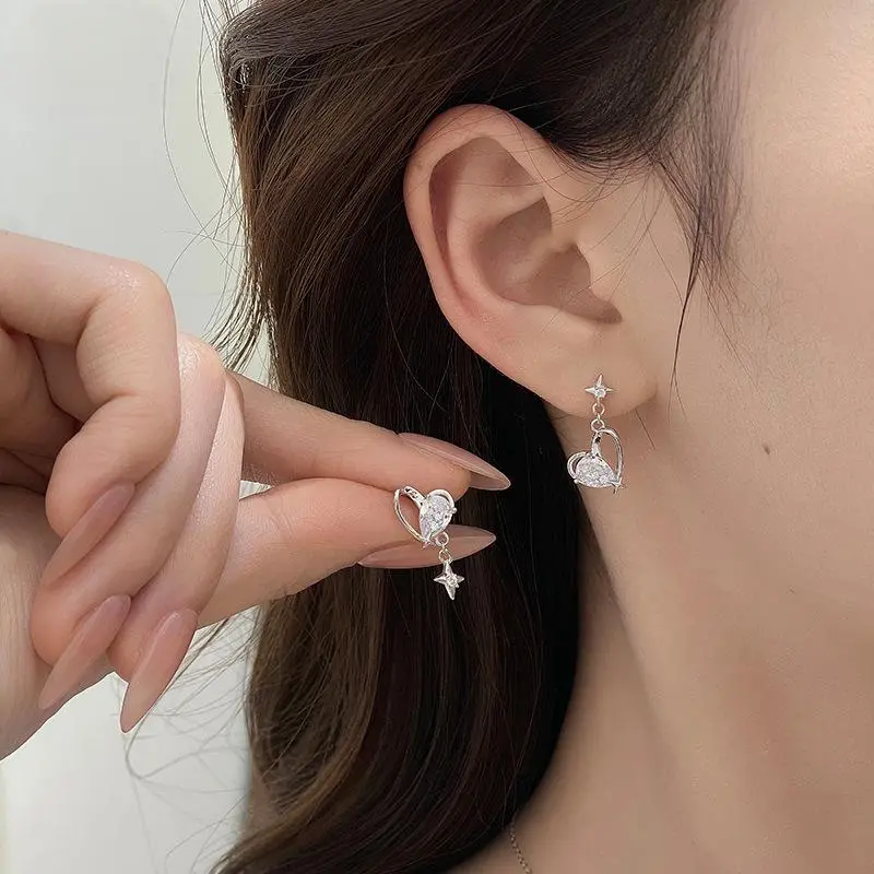 Barbie S925 Silver Earrings Women's-1