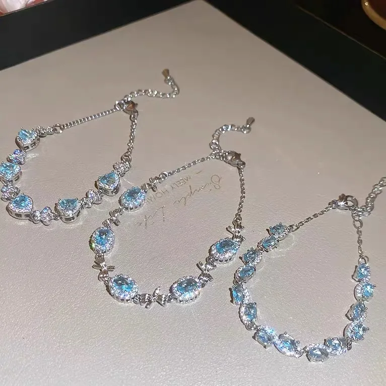 Barbie Alloy Bracelets Women's Blue-3