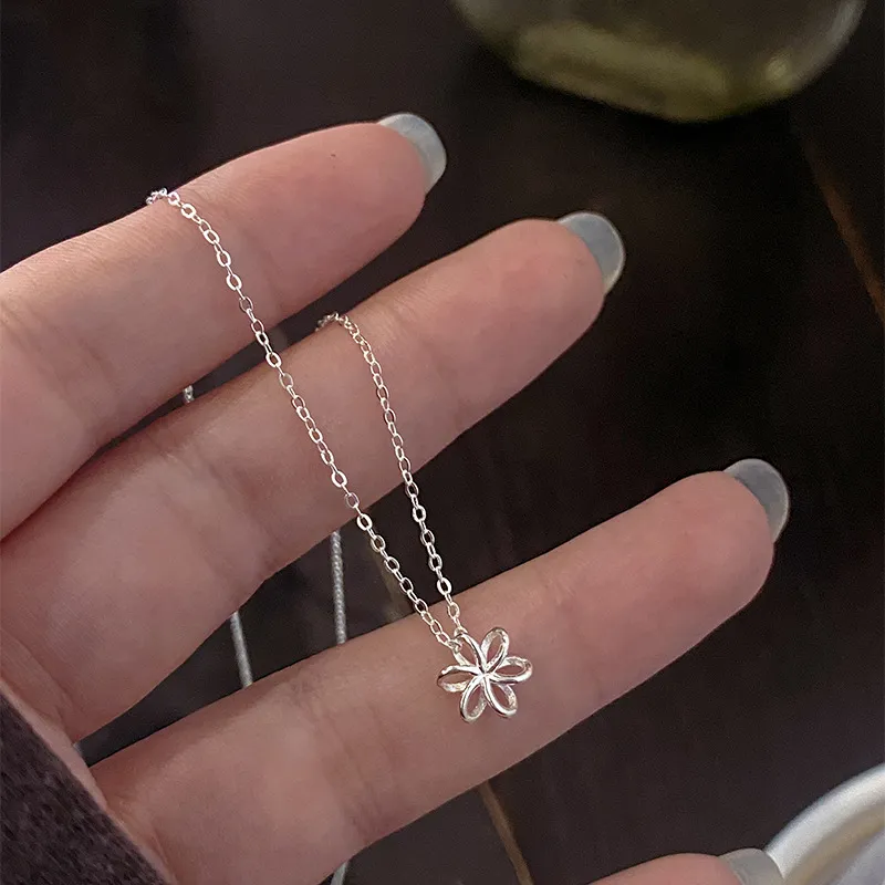 Barbie S925 Silver Necklaces Women's Silver, Gift Box Set-3