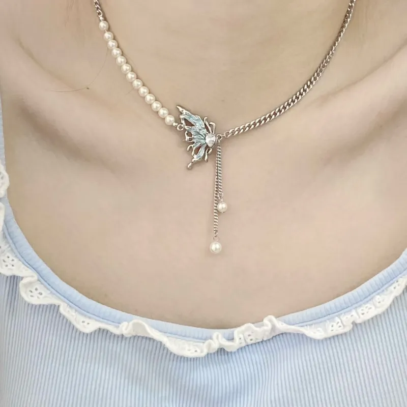 Barbie Alloy Necklaces Women's Silver-5