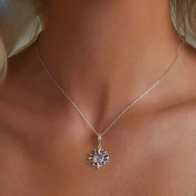 Barbie 925 Sterling Silver Necklaces Women's Silver-2