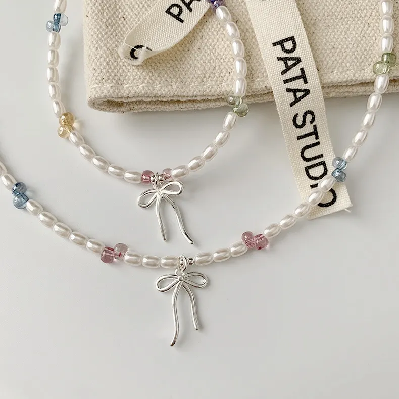Barbie S925 Silver Necklaces Women's-3