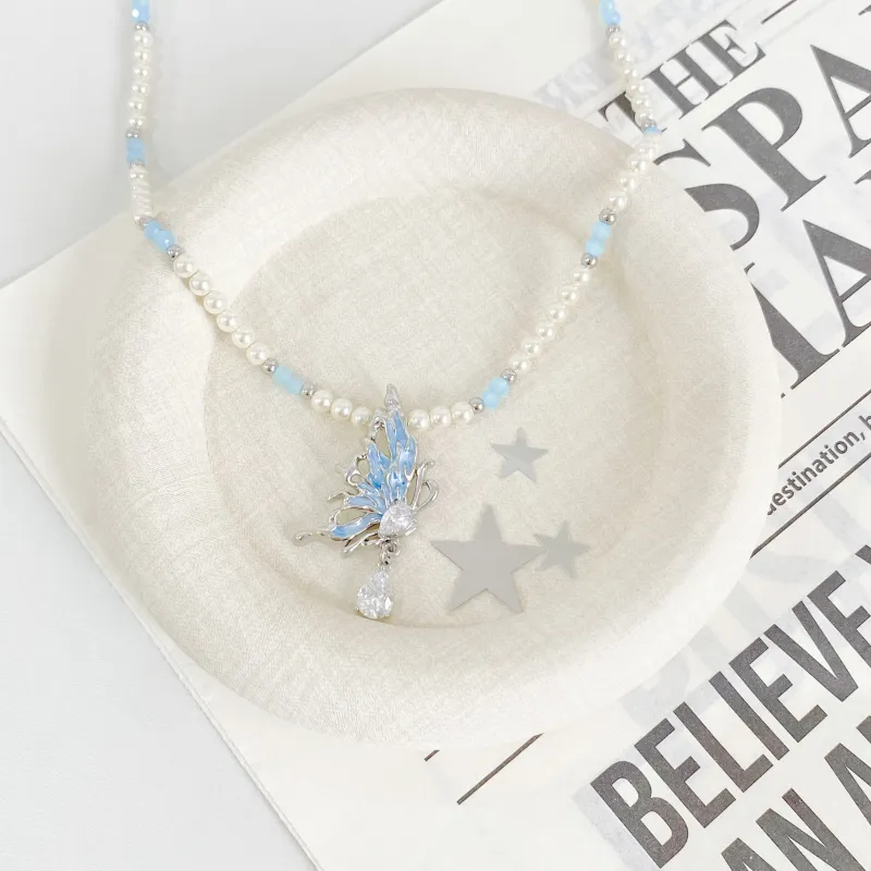 Barbie Alloy Necklaces Women's Silver-4
