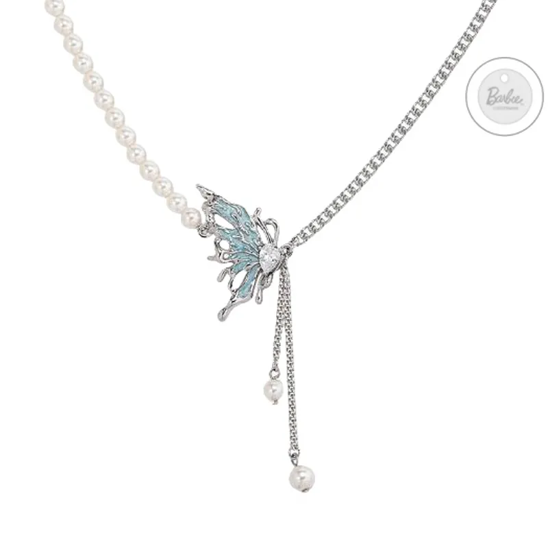 Barbie Alloy Necklaces Women's Silver-1