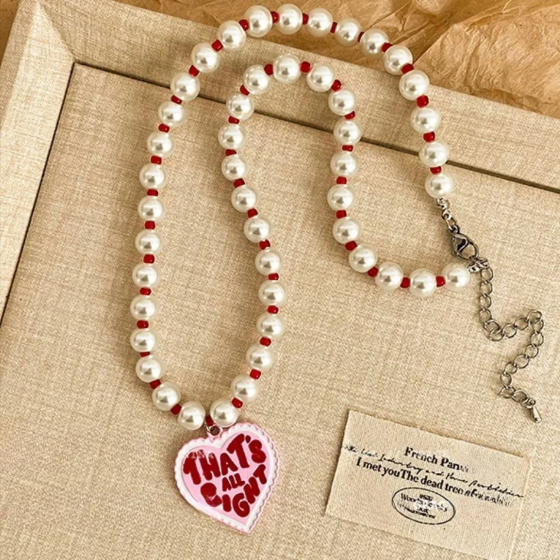 Barbie Shell Pearl Necklaces Women's-4