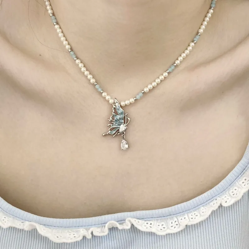 Barbie Alloy Necklaces Women's Silver-5