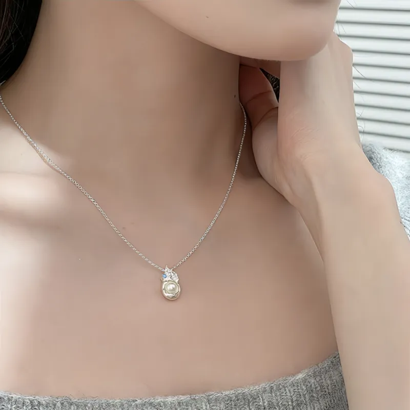 Barbie S925 Silver Necklaces Women's-5