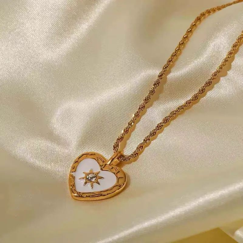 Barbie Titanium Steel Necklaces Women's Gold Date Everyday Business Casual Style-2