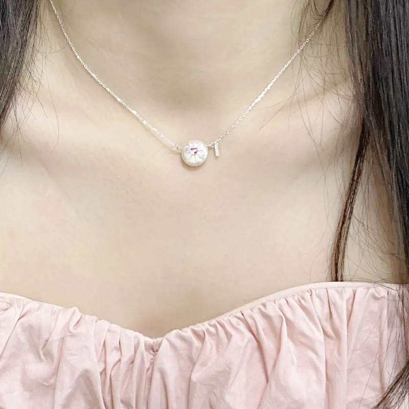 Barbie S925 Silver Necklaces Women's Silver-4