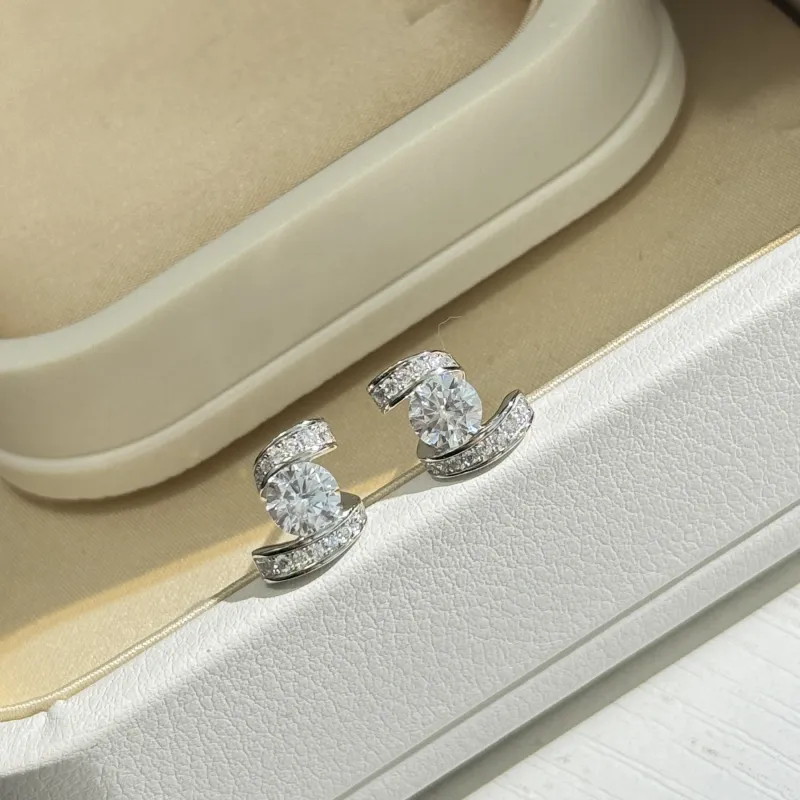 Barbie S925 Silver Stud Earrings Women's-5