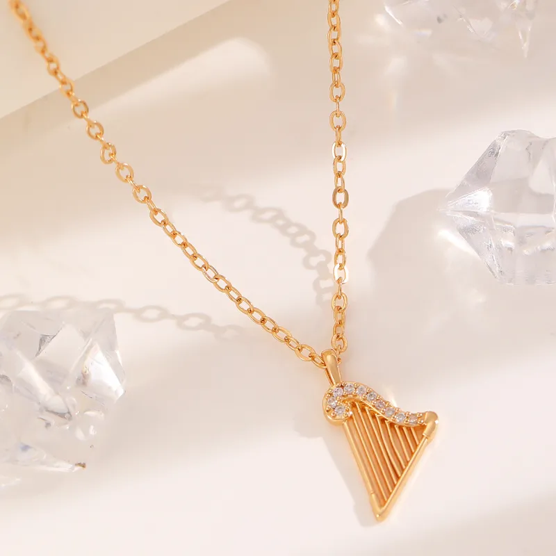 Barbie 925 Sterling Silver Necklaces Women's Gold-3