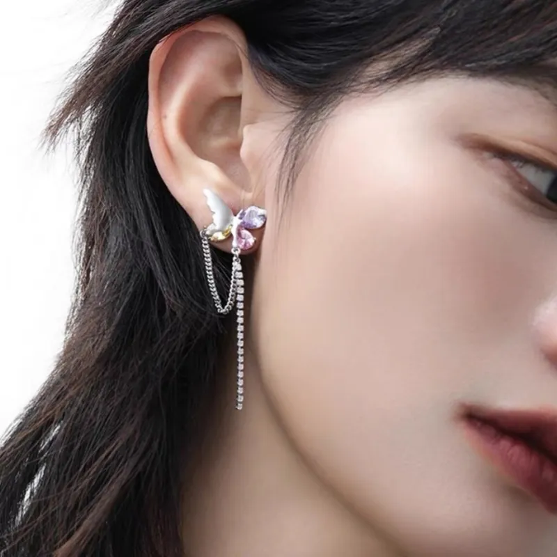 Barbie S925 Silver Earrings Women's Silver-7