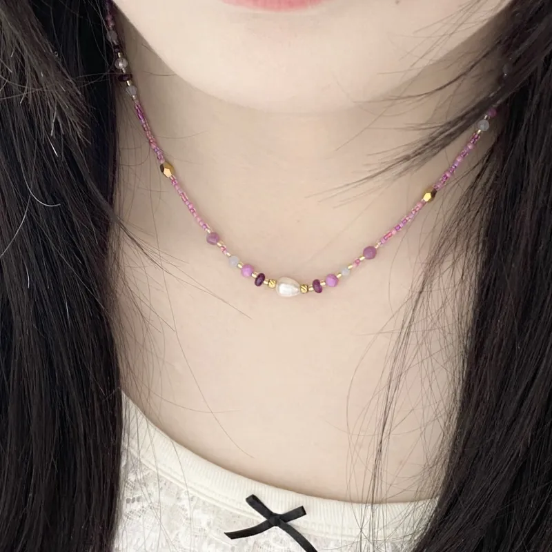 Barbie Seed Beads Necklaces Women's-1