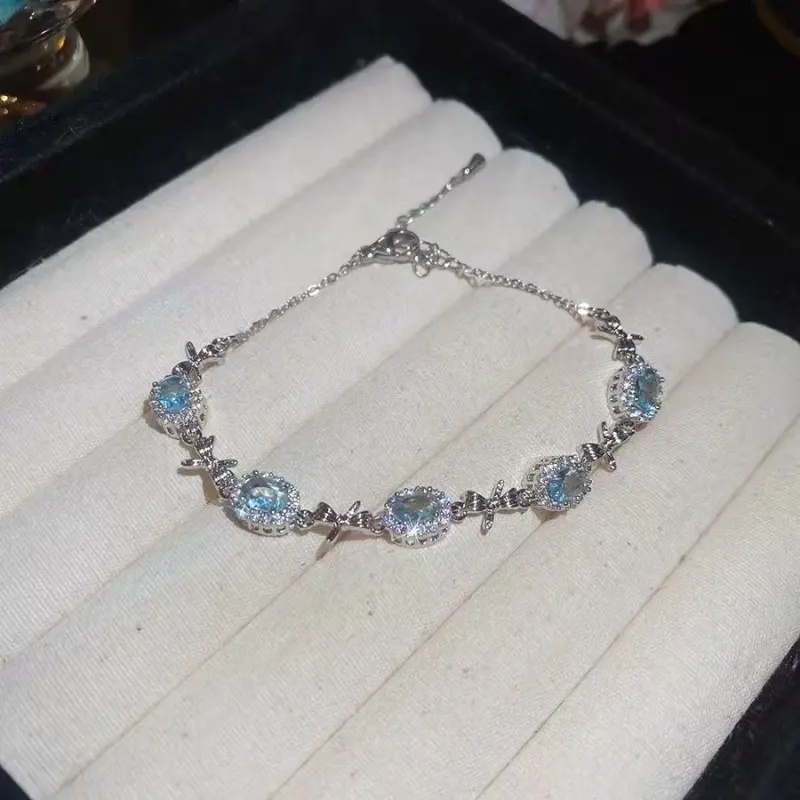 Barbie Alloy Bracelets Women's Blue-4