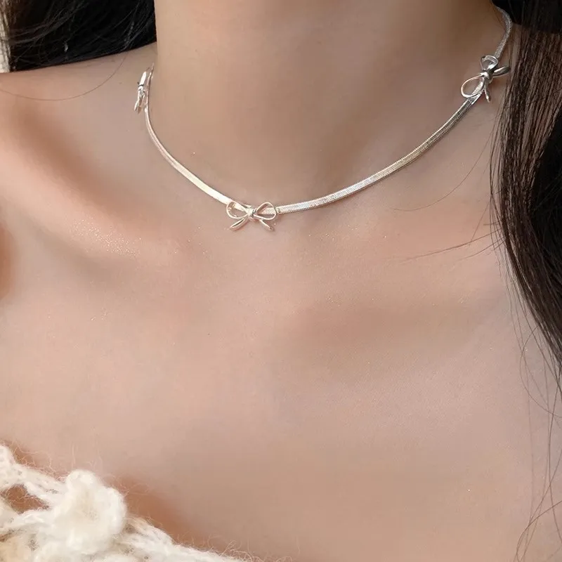 Barbie Alloy Necklaces Women's Silver-1