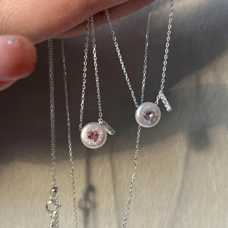 Barbie S925 Silver Necklaces Women's Silver-7