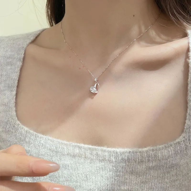 Barbie S925 Silver Necklaces Women's-2