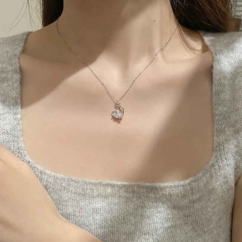 Barbie S925 Silver Necklaces Women's-1