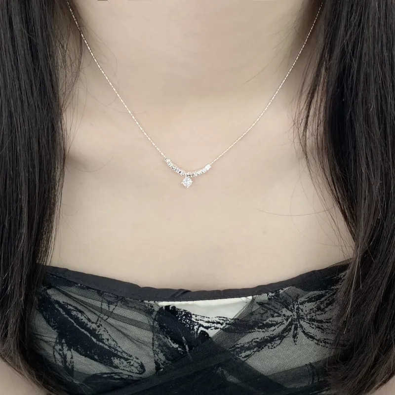 Barbie S925 Silver Necklaces Women's-5